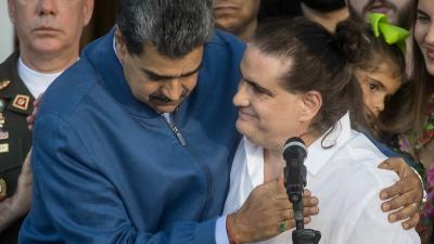 Alex Saab junto a Nicolás Maduro