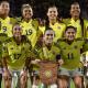 La selección Colombia femenina que afrontó el juego de este jueves contra Marruecos